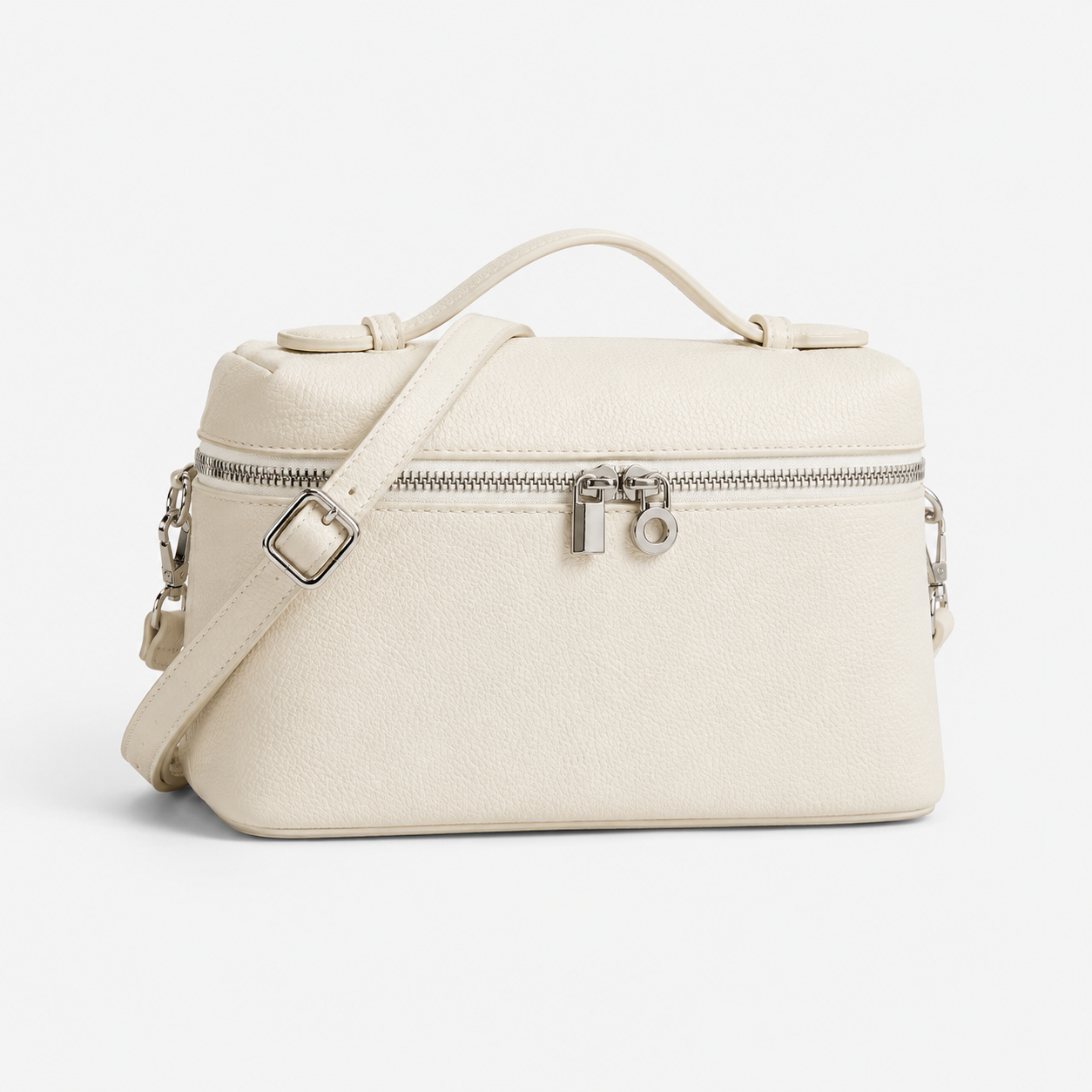 Luna Mini Crossbody Bag – Elegant Pebbled Shoulder Purse for Women