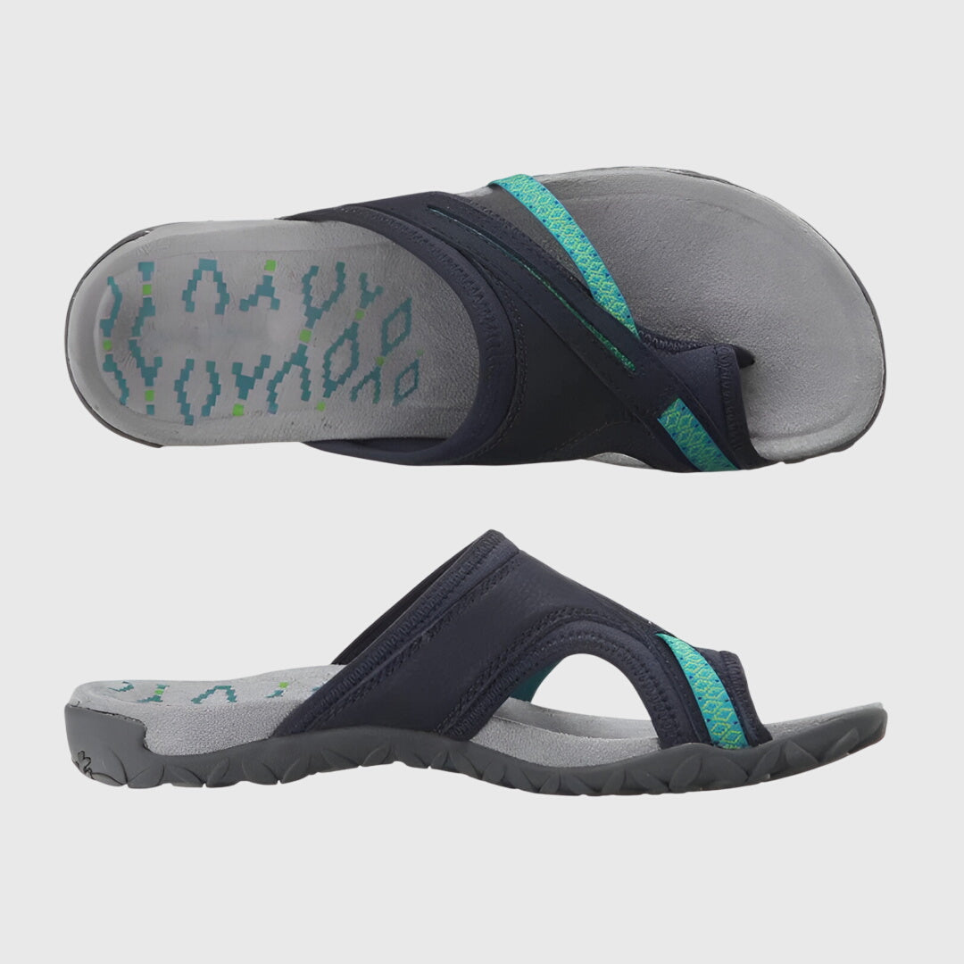 Jade | Damskie Lekkie Klapki z Formowaną Wkładką | Ergonomiczne | Sportowy Design Outdoor