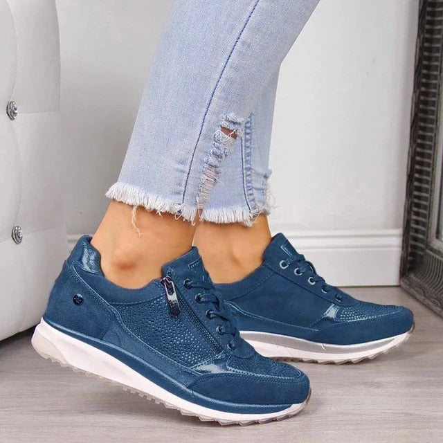 Kaia | Damskie Buty Ortopedyczne z Elastyczną Podeszwą | Oddychające i Amortyzujące | Komfort na Co Dzień