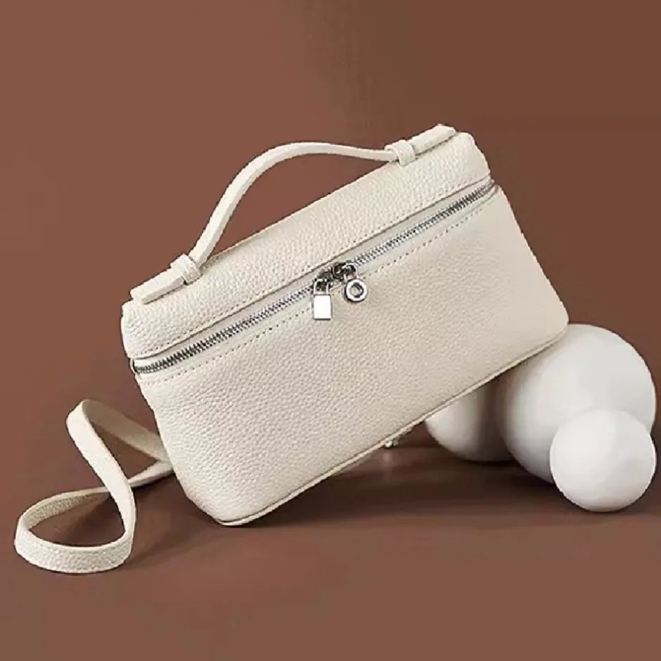 Luna Mini Crossbody Bag – Elegant Pebbled Shoulder Purse for Women