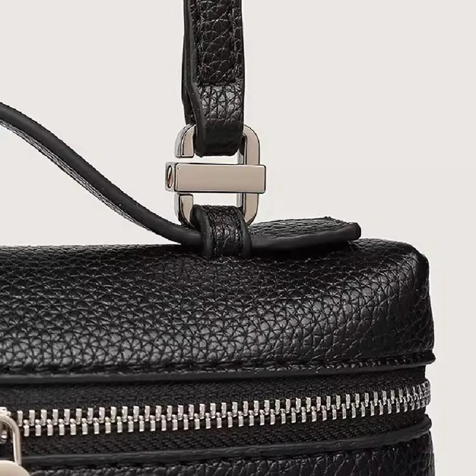 Luna Mini Crossbody Bag – Elegant Pebbled Shoulder Purse for Women