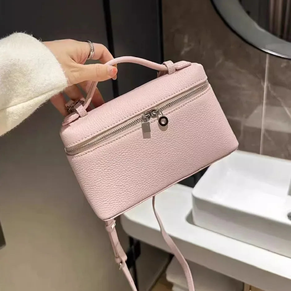 Luna Mini Crossbody Bag – Elegant Pebbled Shoulder Purse for Women