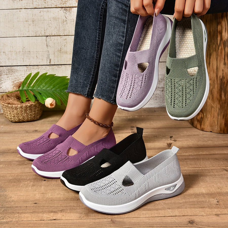 AirStep | Męskie buty ortopedyczne - oddychająca dzianina, wyściółka ortopedyczna
